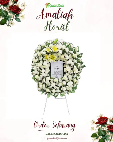 Krans Bunga Duka Mappi