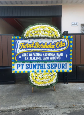 Papan Bunga Duka di Mappi